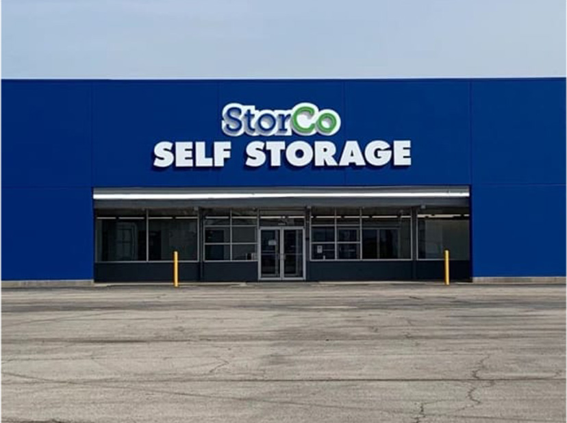 front entrance of StorCo Self Storage building